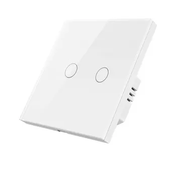 Умный выключатель HIPER IoT Switch T02W , встраиваемый , Wi-Fi, Android/iOS, белый (HDY-ST02W)