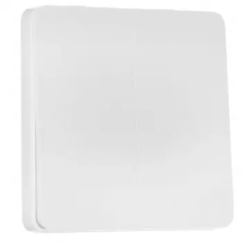 Умный выключатель Yeelight Smart Switch Light, две клавиши, белый (YLKG13YL/YDQS0620001WTEU)