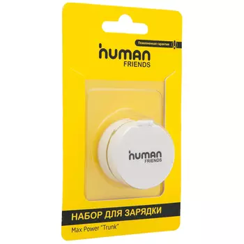 Универсальное зарядное устройство Human Friends USB to Micro USB/iPh 4/5/6, Trunk, White