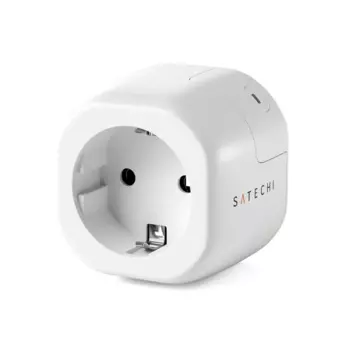 Умная розетка Satechi Homekit Smart Outlet, 2.5 кВт, 10А, WiFi, белый (ST-HK1OAW-EU)