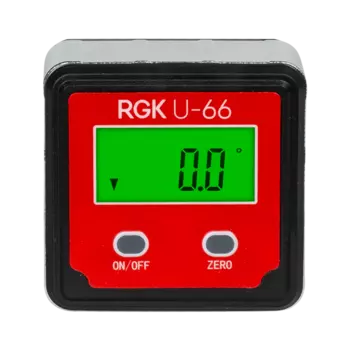 Уровень ручной электронный, точность 0.1 мм/м, RGK U-66 (776080)