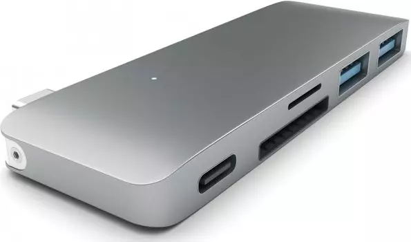 USB-концентратор Satechi, серебристый (ST-TCUPM)