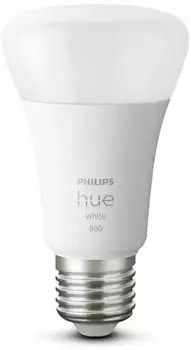 Умная лампа Philips Hue Single Bulb, 9 Вт, 806лм, 2700К, E27, Bluetooth, белый (929001821618)