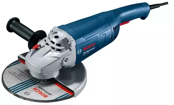 УШМ (болгарка) BOSCH GWS 2200-23, сетевая, 2200Вт, 230мм, 6500 об/мин, 5.4кг (06018C1320), -