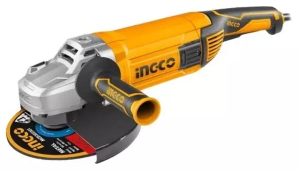 УШМ (болгарка) Ingco AG220018, сетевая, 2200Вт, 230мм, 6600 об/мин
