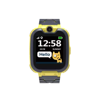 Умные часы детские Canyon Tony, 1.54" TFT, желтый/серый (CNE-KW31YB)