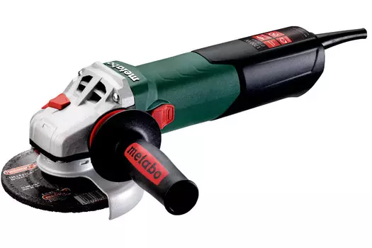УШМ (болгарка) Metabo WEV 17-125 Quick, сетевая, 1700Вт, 125мм, 11000 об/мин, регулировка частоты вращения, 2.5кг (600516000)