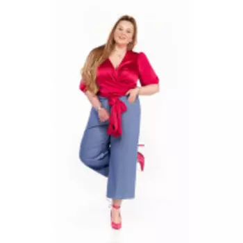 Брюки Pretty-1223 В цвете: Голубой; Размеры: 56,58,60,62,64,66,50,52,54