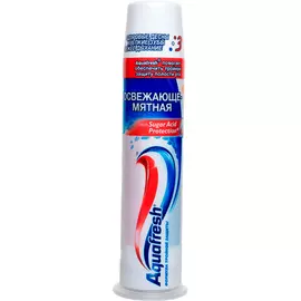 Зубная паста Aquafresh Освежающе-мятная, помпа 100 мл