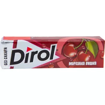 Жевательная резинка Dirol Морозная вишня, 13.6 г