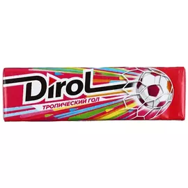 Жевательная резинка Dirol Тропический гол 13,6 г