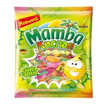 Жевательные конфеты Mamba кислые, 70 г