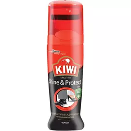 Жидкий крем-блеск Kiwi Shine &amp; Protect черный 75 мл