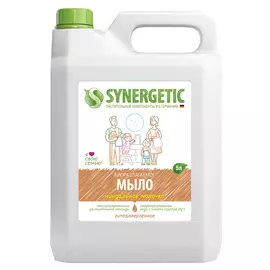 Жидкое мыло Synergetic для мытья рук Миндальное молочко 5 л