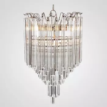 Подвесная люстра каскадная Odeon Chandelier Glass Clear ImperiumLoft 40.1929-2 (75294-22)