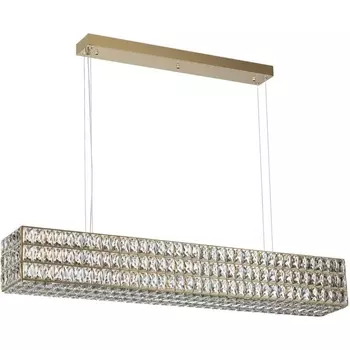 Подвесная люстра Odeon Light Panta 4926/48L золото/металл/хрусталь LED 48W 4000K 2452Лм