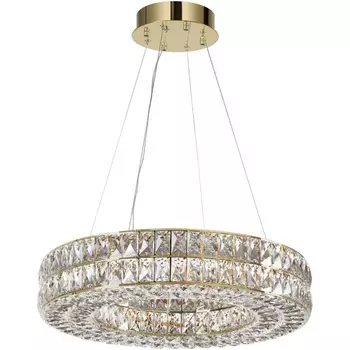 Подвесная люстра Odeon Light Panta 4926/52L золото/металл/хрусталь LED 52W 4000K 2971Лм