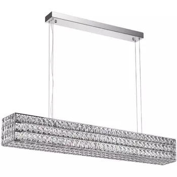 Подвесная люстра Odeon Light Panta 4927/48L хром/металл/хрусталь LED 48W 4000K 2452Лм