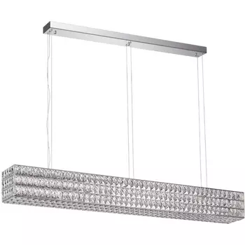 Подвесная люстра Odeon Light Panta 4927/60L хром/металл/хрусталь LED 60W 4000K 3269Лм