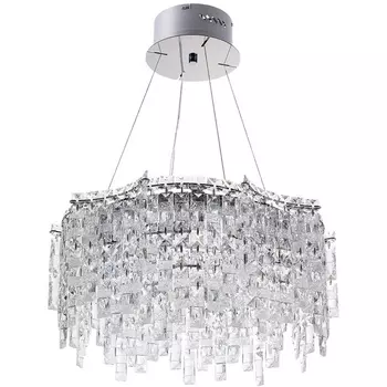 Подвесная люстра Odeon Light Rolta 5074/8 хром/прозрачный/металл/хрусталь E14 8*40W