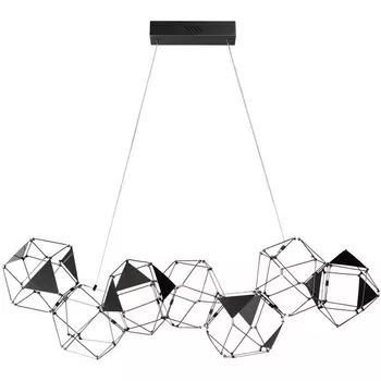 Подвесная люстра Odeon Light Trellis 5087/32L черный хром/металл LED 32W 4000K 1900Лм