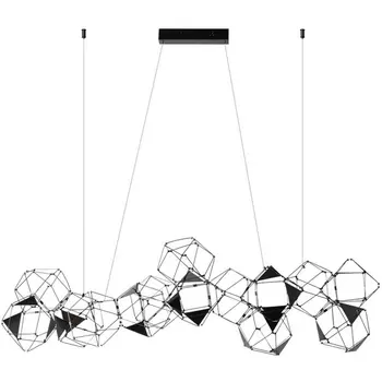 Подвесная люстра Odeon Light Trellis 5087/64L черный хром/металл LED 64W 4000K 3800Лм