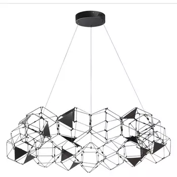Подвесная люстра Odeon Light Trellis 5087/68L черный хром/металл LED 68W 4000K 3740Лм
