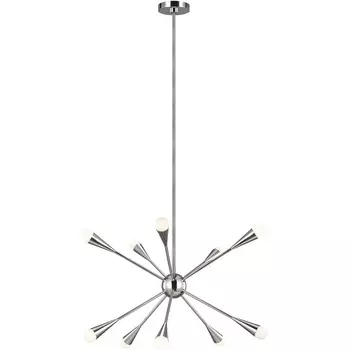 Подвесная люстра на штанге Feiss Jax FE-JAX10-PN