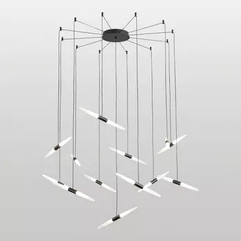 Подвесная люстра паук LED Lussole Hopkins LSP-7397