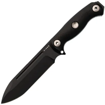 Туристический нож Kizer Drop BearFix 7, сталь 1095, рукоять G10, черный