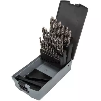 GARWIN INDUSTRIAL GM-BS25 Набор сверл 1.0-13.0 х 0,5 мм 25пр. HSS-G Spiralbohrer (Metall)