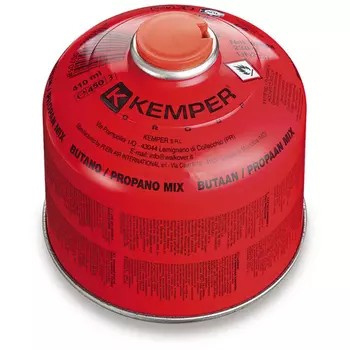 Kemper 1121F-KEM Баллон с газом KEMPER 1121F (резьб. бал, 410мл/230гр,Бутан70%/Пропан30%, темп 1900/2850С) Аналог P