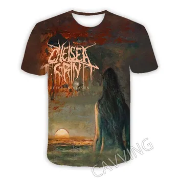Новые модные женские/мужские 3D-принты Chelsea Grin повседневные футболки хип-хоп футболки Harajuku Styles Tops Clothing H02 S белый
