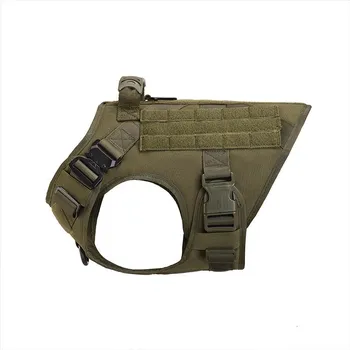 1000D Тактический жилет для собак MOLLE для прогулок и тренировок Large