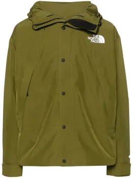 Куртка с капюшоном и вышитым логотипом The North Face, зеленый