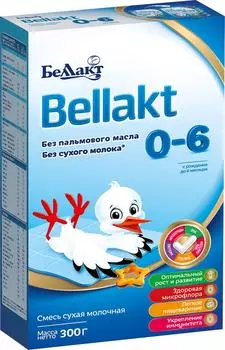 Смесь Bellakt сухая молочная с 0 до 6 месяцев 300г
