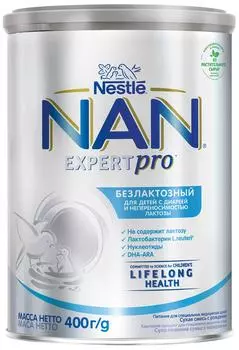 Смесь NAN Безлактозный 400г - Vprok.ru Перекрёсток