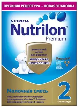 Смесь Nutrilon 2 Premium молочная с 6 месяцев 350г