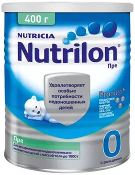 Смесь Nutrilon Пре 0 молочная С 0 месяцев 400г