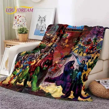 Одеяло He-Man Masters Of The Universe, одеяло для дивана, одеяло для взрослых и детей, одеяло для кровати 75x100cm (30x40inch)