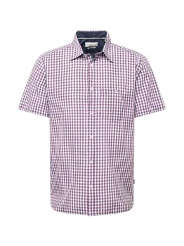 Клетчатая рубашка s.Oliver Regular fit Button Up Shirt, цвет purple/lilac