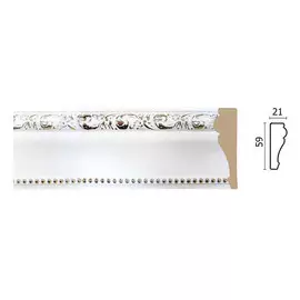 молдинг decor-dizayn 59*21*2400мм 161-115g(fm)/18