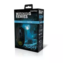 мышь проводная smartbuy rush nox игровая черная (sbm-734g-k)