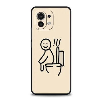 Чехол для телефона Matchman с рисунком мультфильма для Xiaomi 13 12 11 Lite 12T 11T 10T 9T Mi Poco X5 M4 M3 X4 X3 Pro F5 F4 F3 GT 5G, черный чехол Poco F5