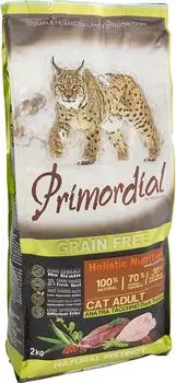 Сухой корм для кошек Primordial Утка и Индейка 2кг
