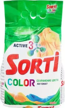 Стиральный порошок Sorti Color автомат 3кг