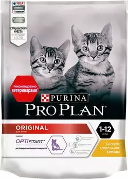 Сухой корм для котят Purina Pro Plan Optistart Original Kitten с курицей 200г