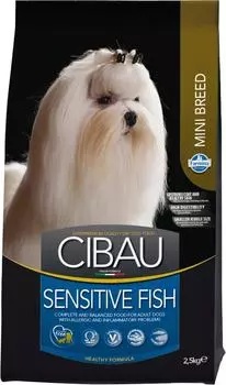 Сухой корм для собак Farmina Cibau Sensitive Fish Mini с рыбой для мелких пород 2.5кг