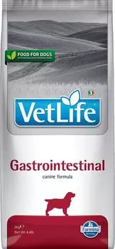 Сухой корм для собак Farmina Vet Life Dog Gastrointestinal диетический с курицей при заболеваниях ЖКТ 2кг