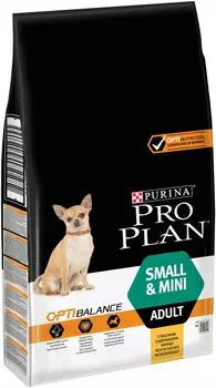 Сухой корм для собак Pro Plan Optibalance Small&Mini Adult для мелких пород с курицей 7кг